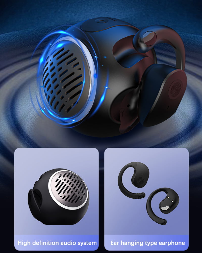 Bluetooth Earphone and Audio 2-in-1